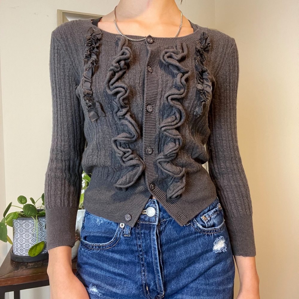 Nana button up sweater, size S, H&M